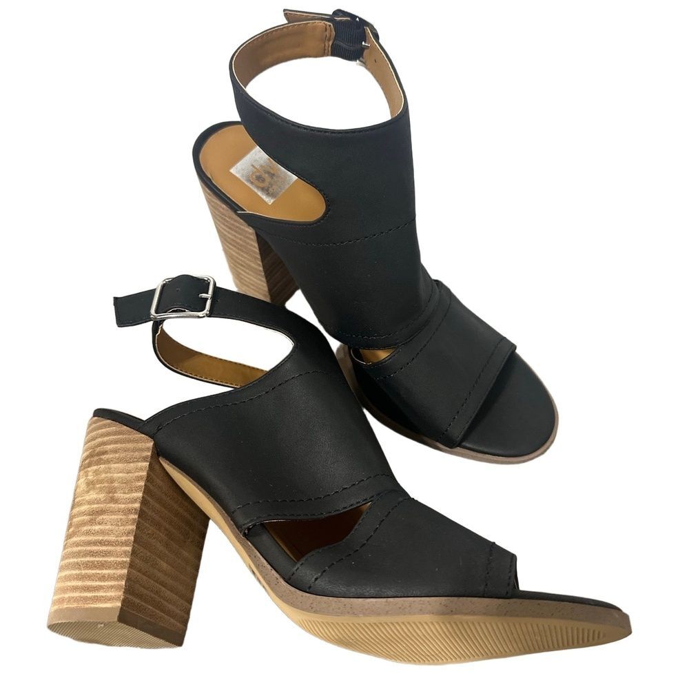 Dolce Vita Block Heel Sandals 11 Minimalist Boho Chic Trip Vacation Black Brista